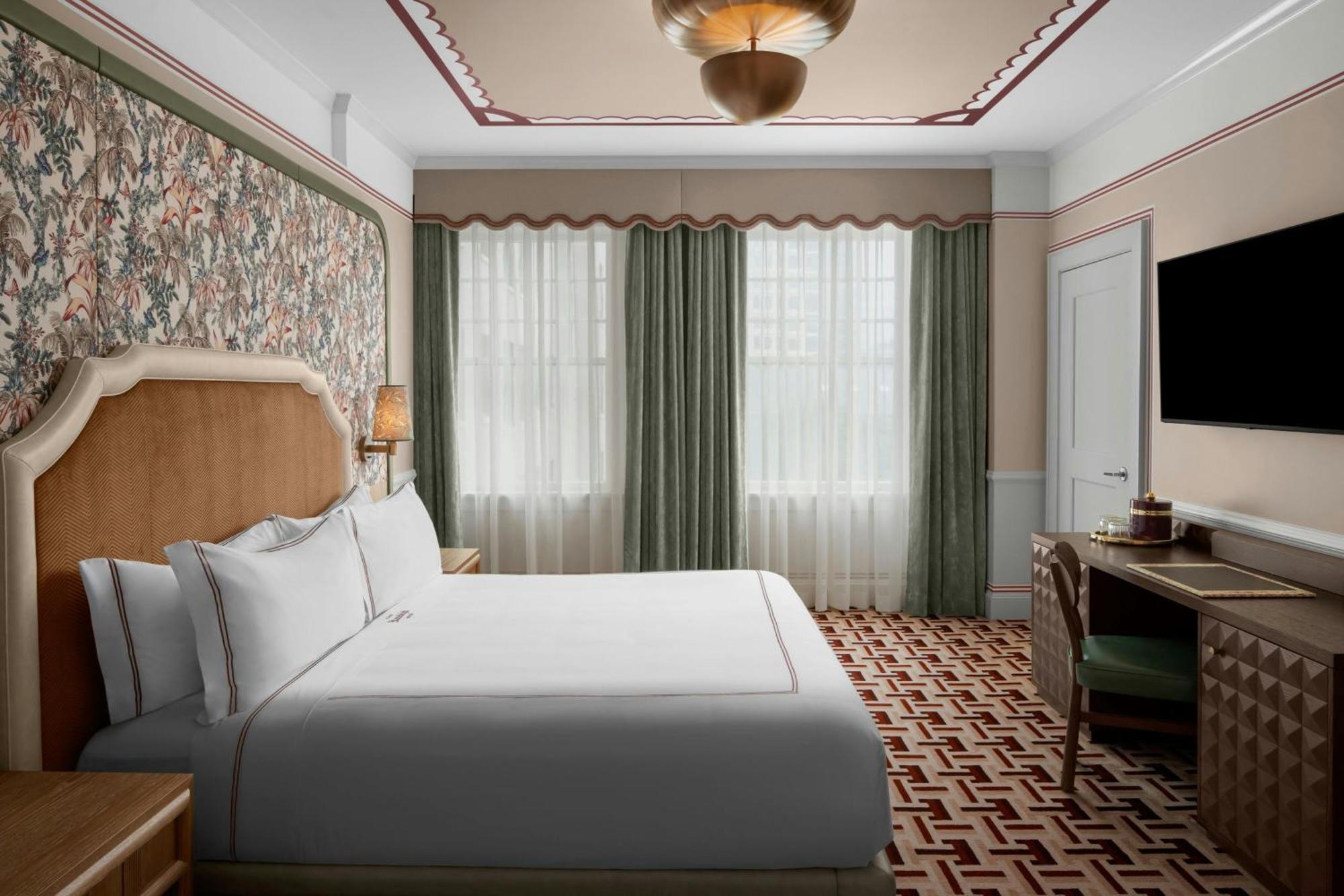 Classic King Room with Roll-In Shower - Mobility and Hearing Accessible